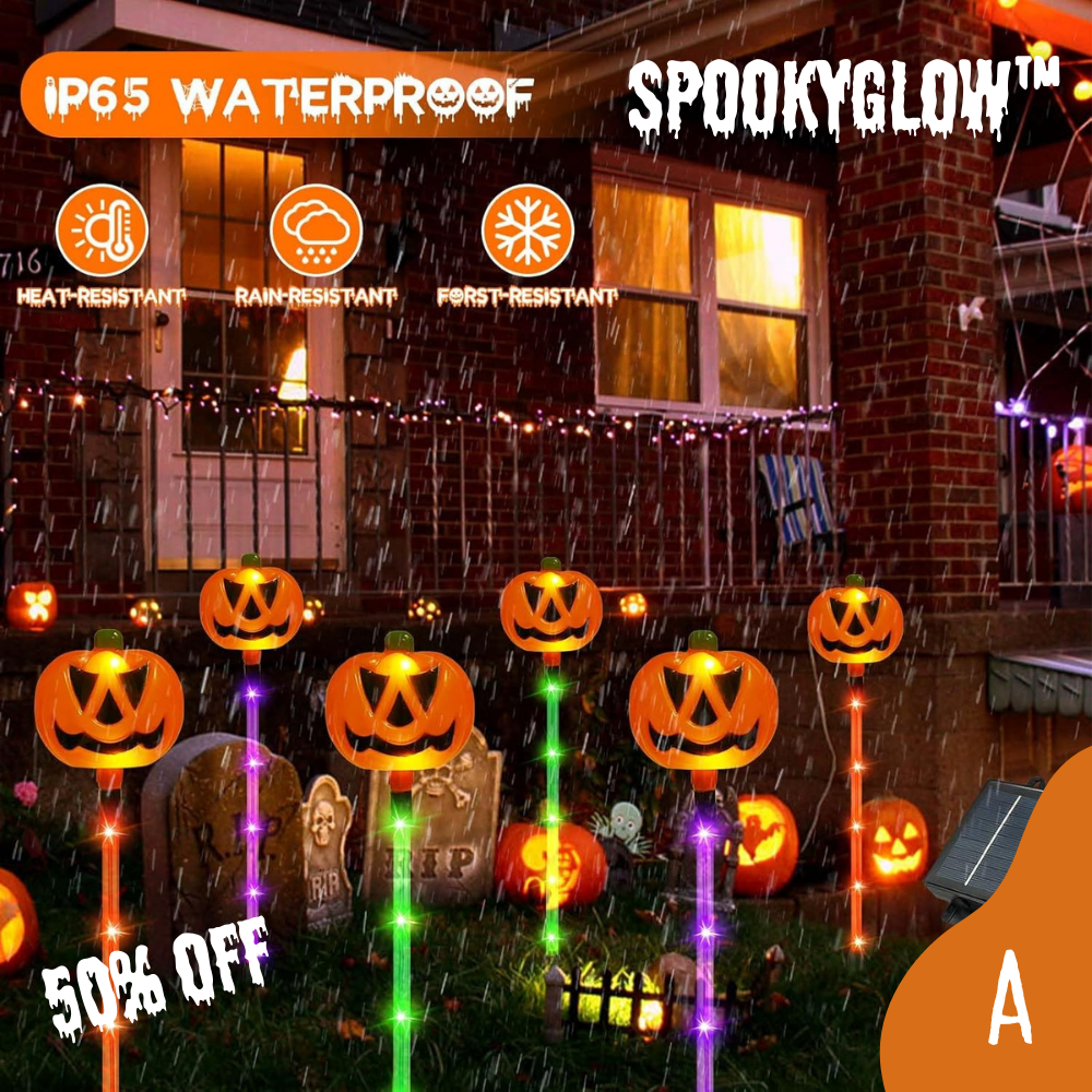 SpookyGlow™ Pumpkin Pathway Lights for Halloween Decorations | 50% OFF EARLY SALE HURRY!